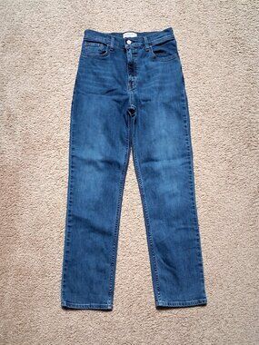 ABERCROMBIE & FITCH Women's 90's Straight Ultra High Rise Jeans W28 6R